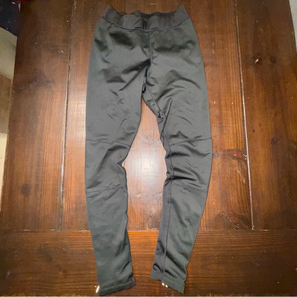 Women’s Black XL Cycling Leggings W Zip Up Bottoms